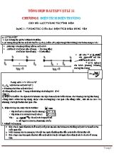 Tổng hợp các Chuyên đề Vật lý 11 theo từng chương